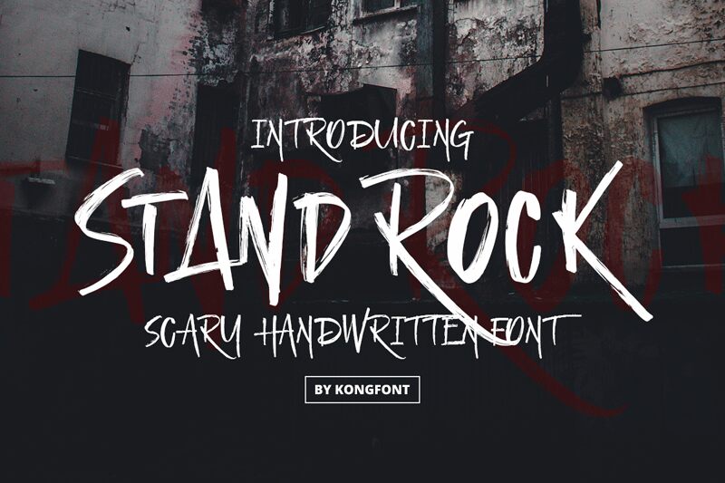 StandRock Schriftart