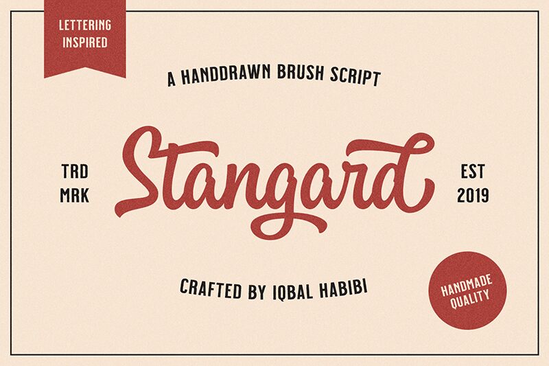 Stangard Schriftart
