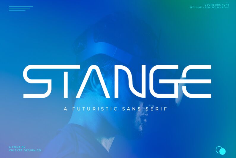 Stange Schriftart