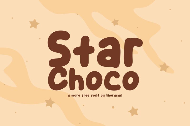 Star Choco Czcionka
