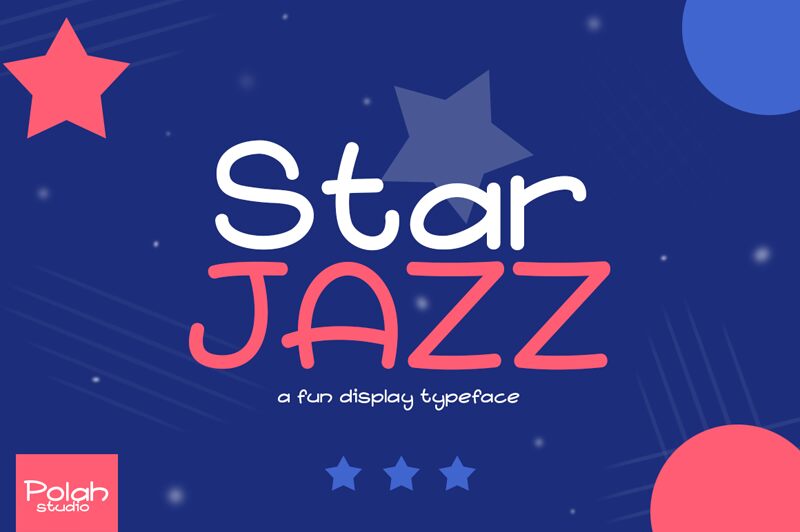 Star Jazz Schriftart