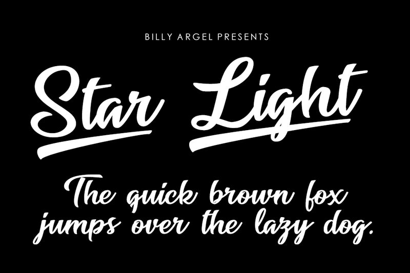 Star Light Schriftart