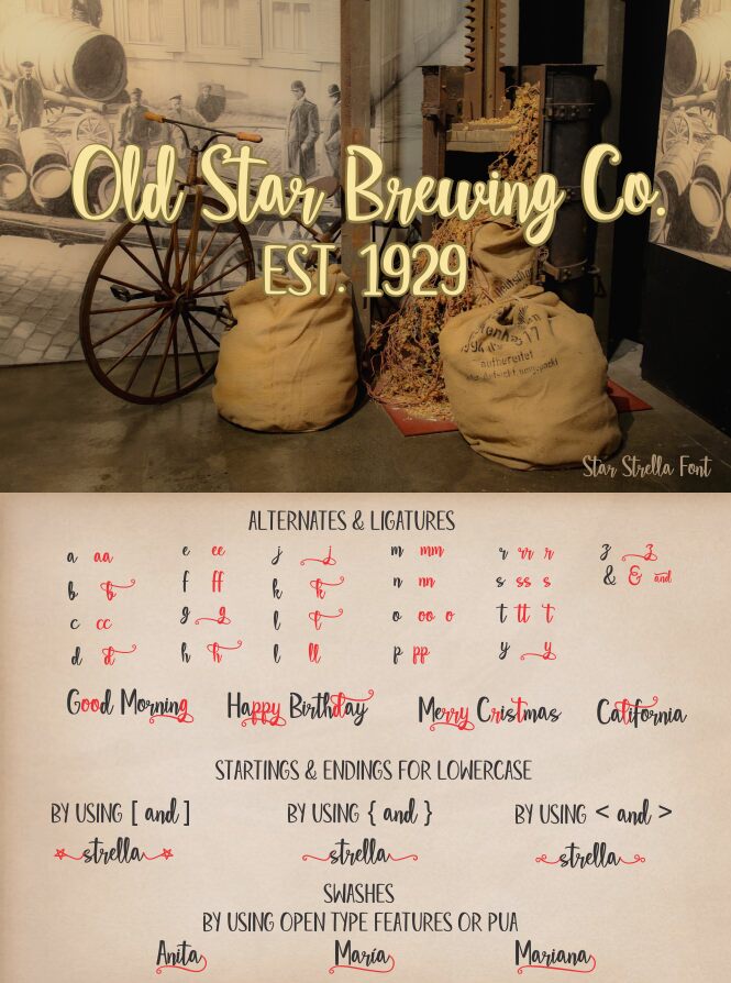 Star Strella Font