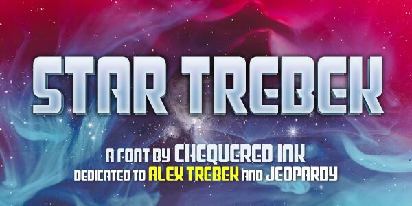 Star Trebek Schriftart