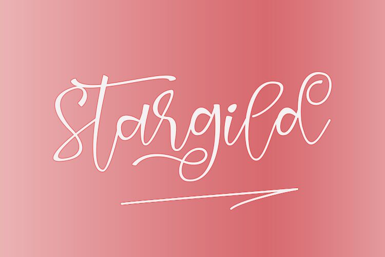 Stargild Schriftart