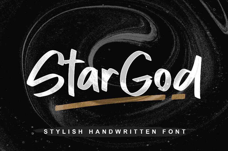 Stargod Schriftart