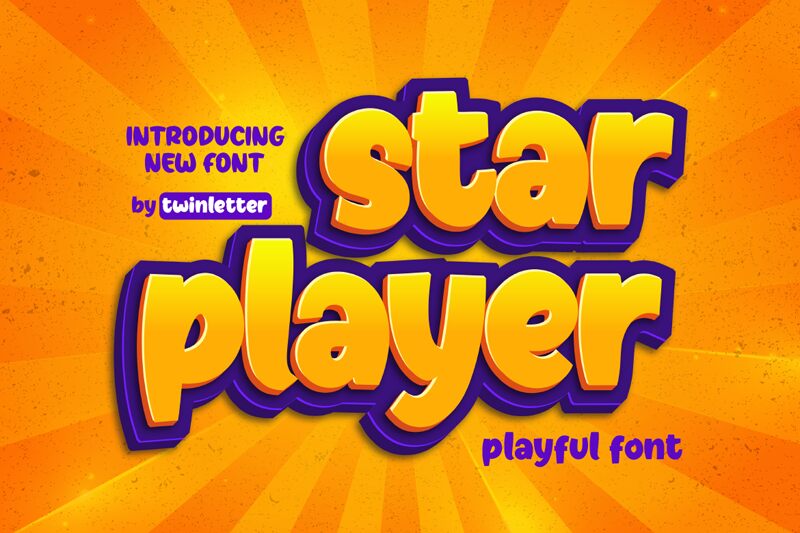 Starplayer Schriftart