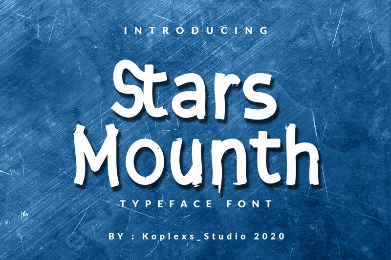 Stars Mounth Schriftart