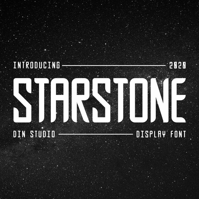 Starstone Schriftart