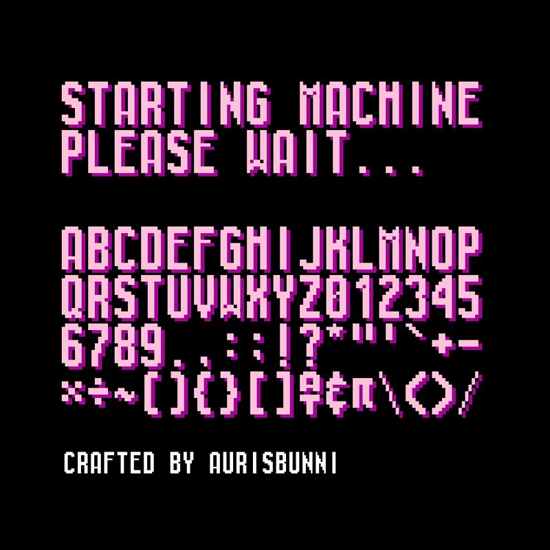 Starting Machine Czcionka