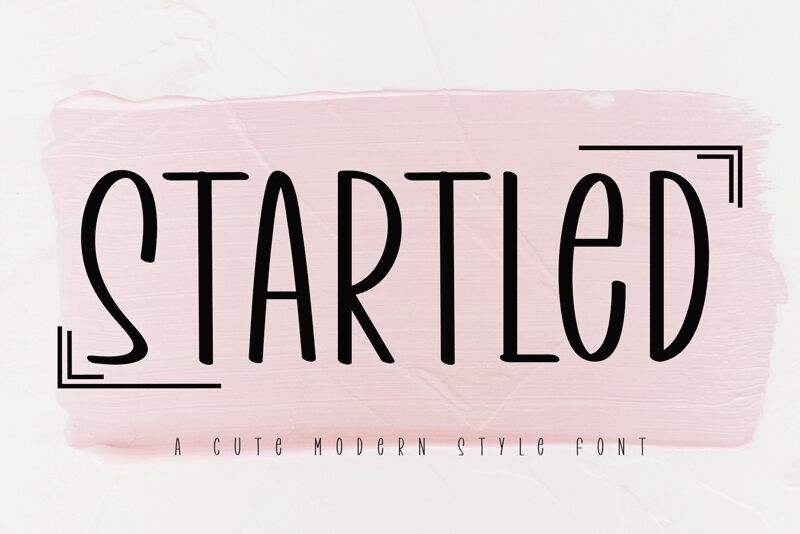 Startled Шрифт