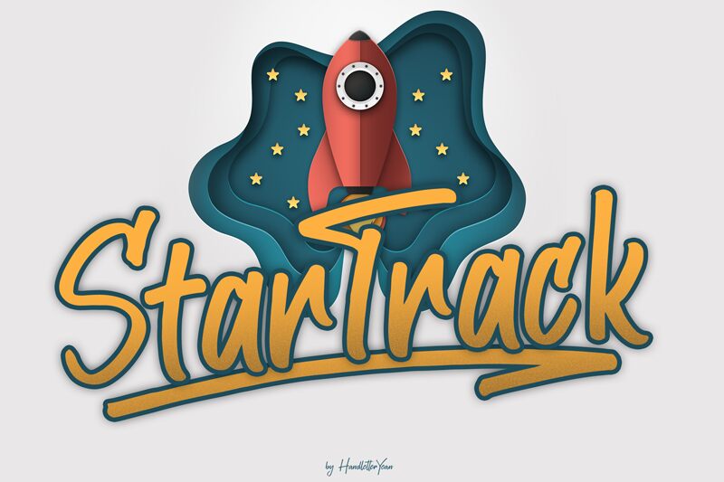 StarTrack Шрифт