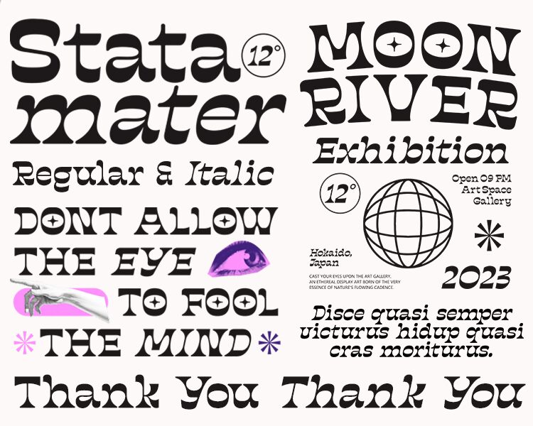 Stata Mater الخط 