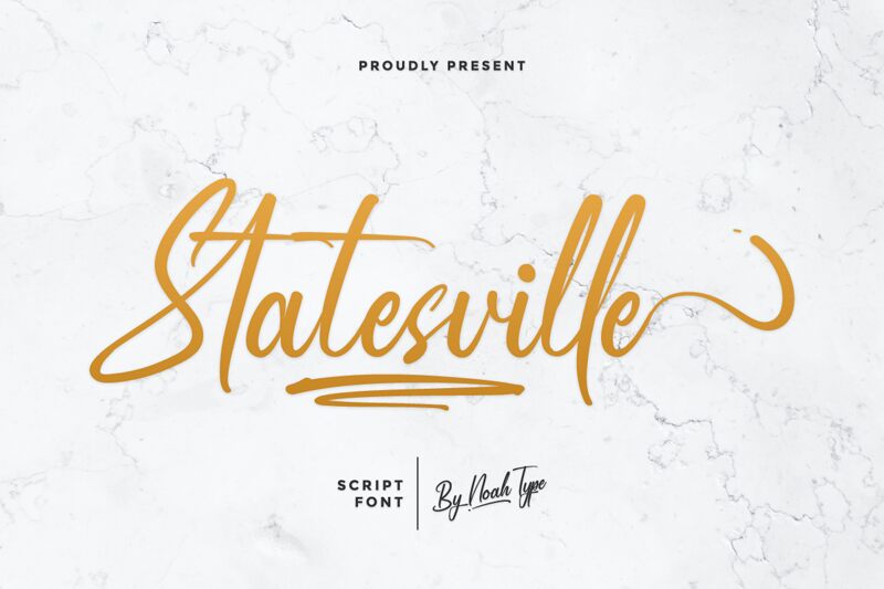 Statesville Schriftart