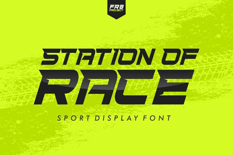 STATION OF RACE Schriftart