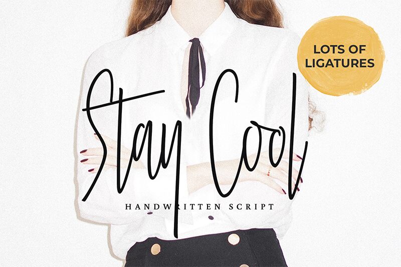 Stay Cool Schriftart