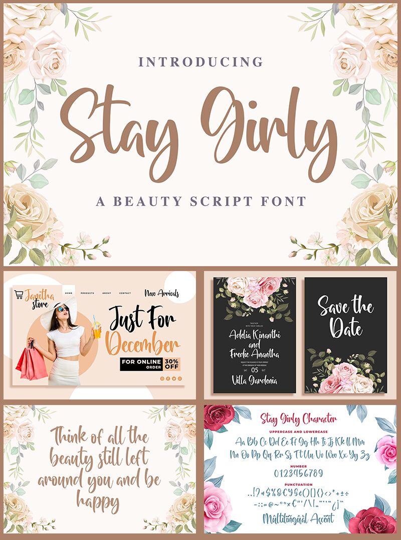 Stay Girly Schriftart