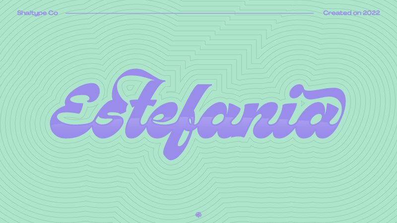STCO Estefania Schriftart