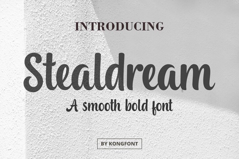 Stealdream Schriftart
