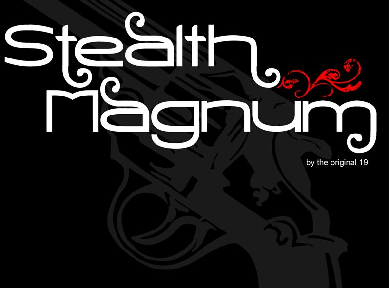 Stealth Magnum Schriftart