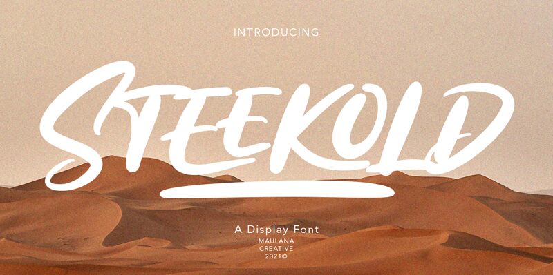 Steelkold Druh písma