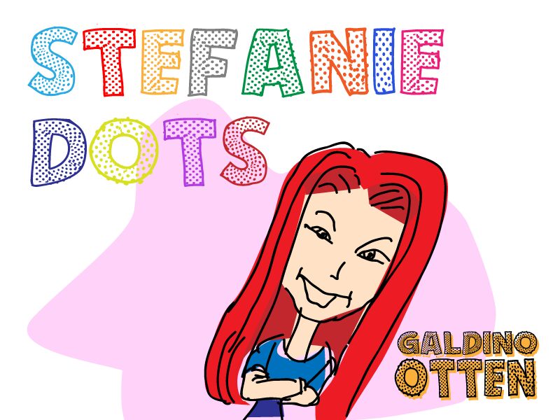 Stefanie Dots Schriftart