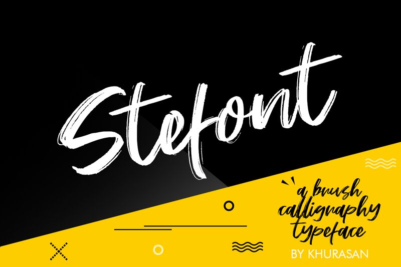 Stefont Schriftart