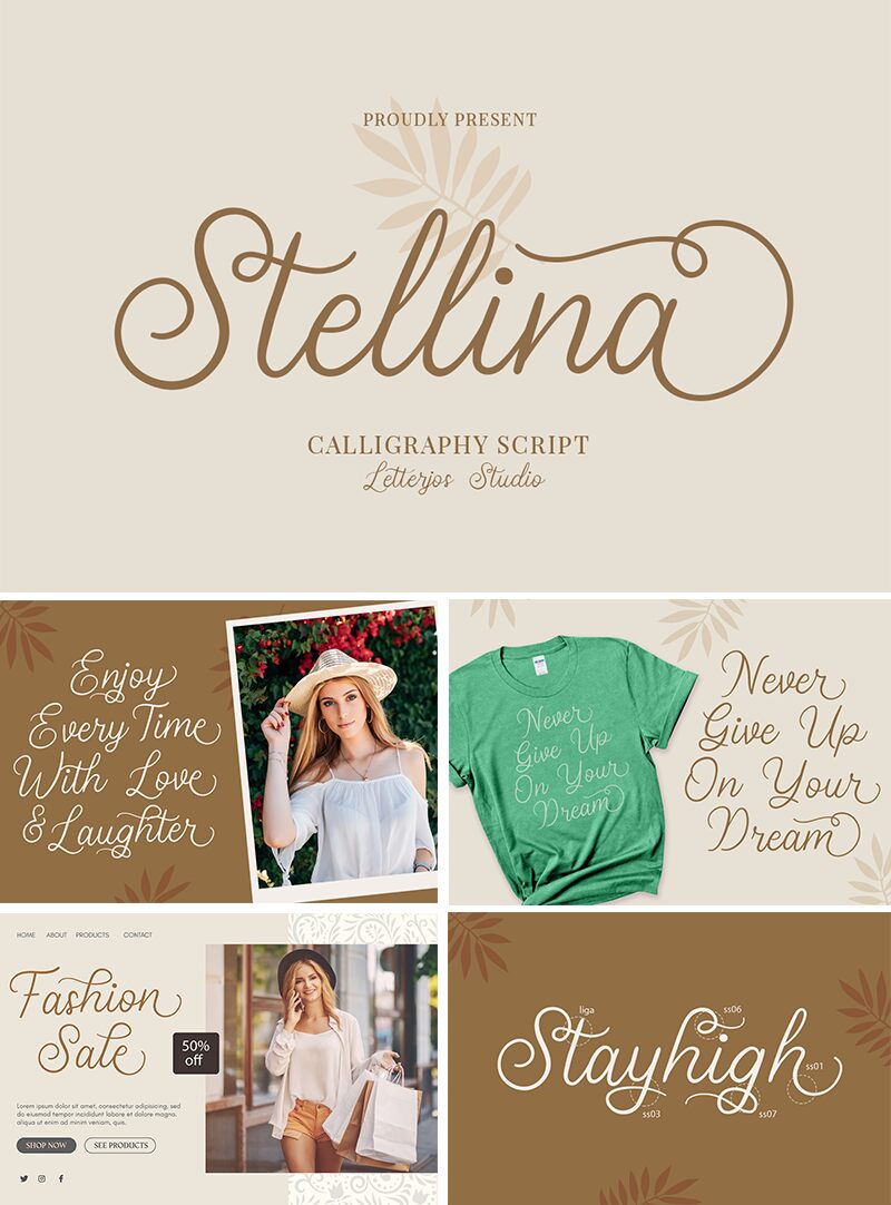 Stellina Schriftart