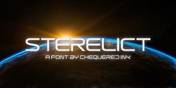 Sterilict Schriftart