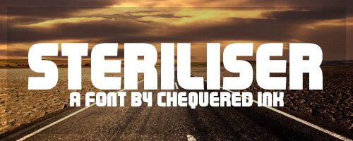Steriliser Czcionka