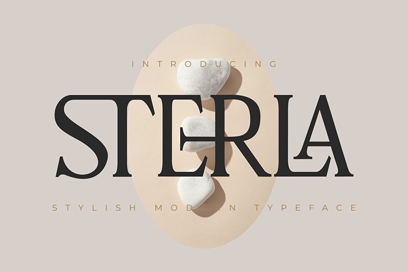 STERLA Czcionka