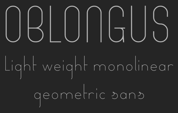 STF_OBLONGUS Czcionka