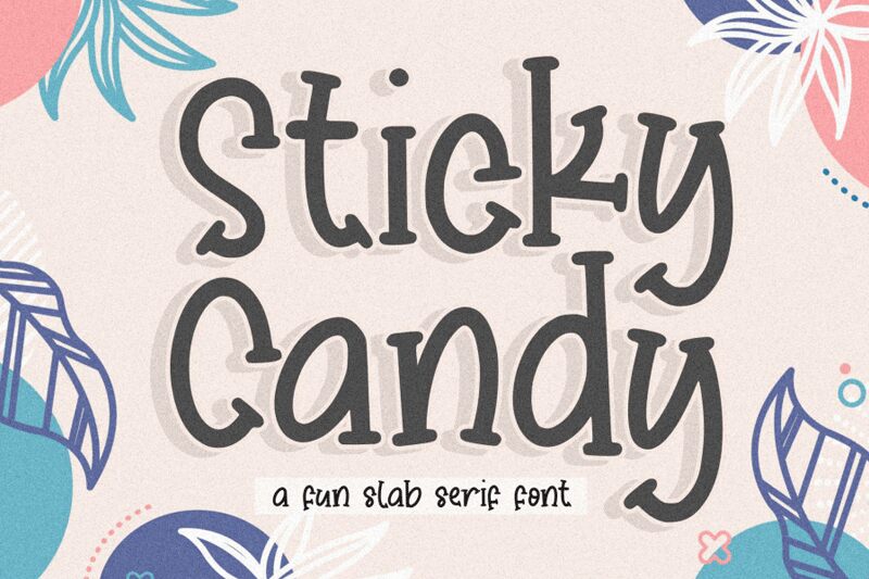 Sticky Candy الخط 