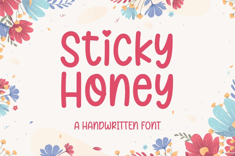 Sticky Honey Czcionka