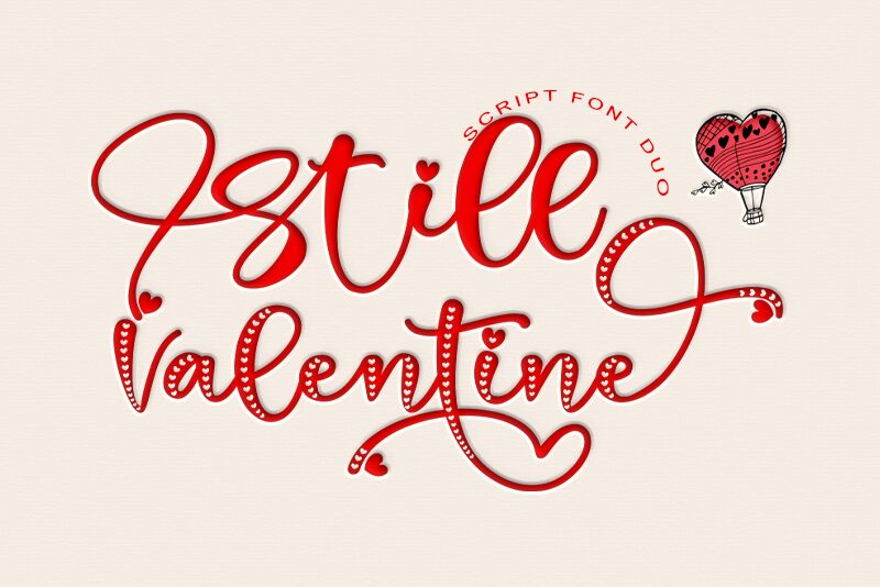 Still Valentine Czcionka