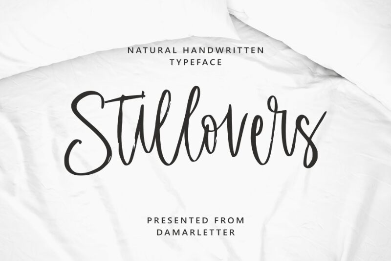 Stillovers Schriftart