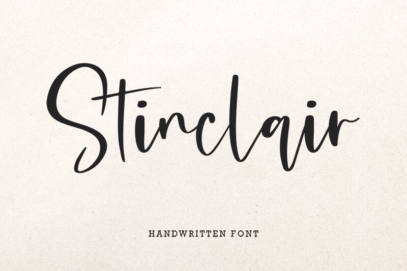 Stinclair Schriftart