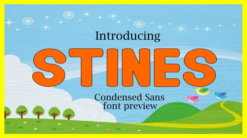 Stines 字体
