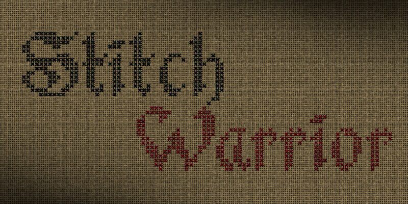 Stitch Warrior Schriftart