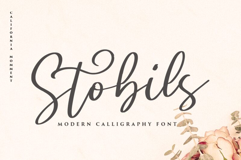 Stobils Schriftart