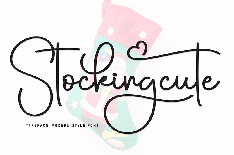 Stockingcute 字体