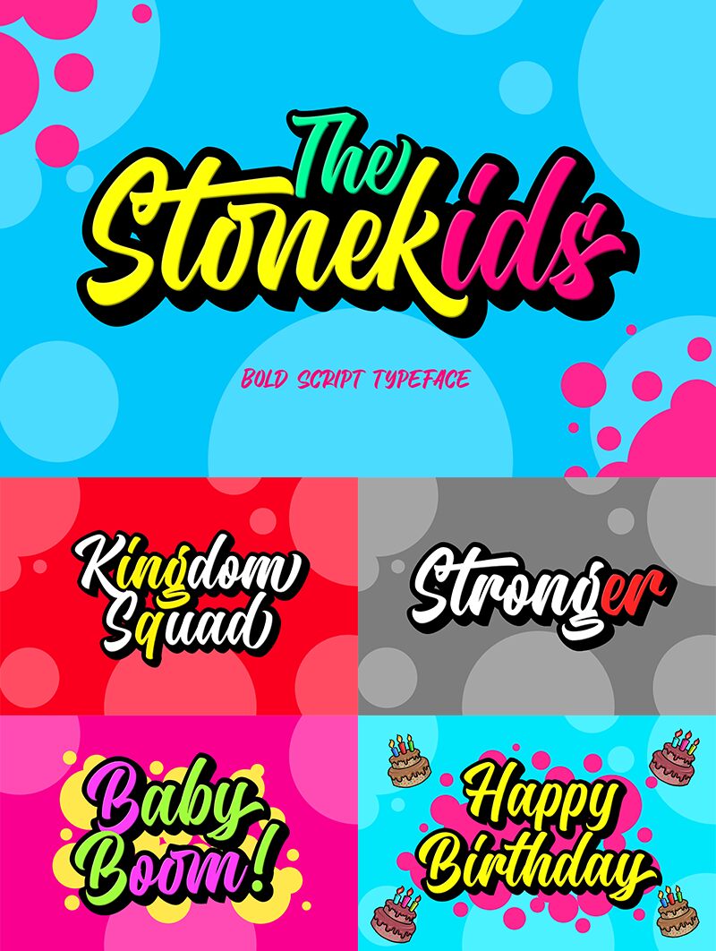 Stonekids Schriftart