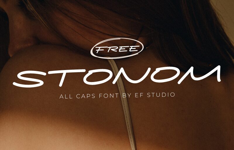 Stonom Schriftart