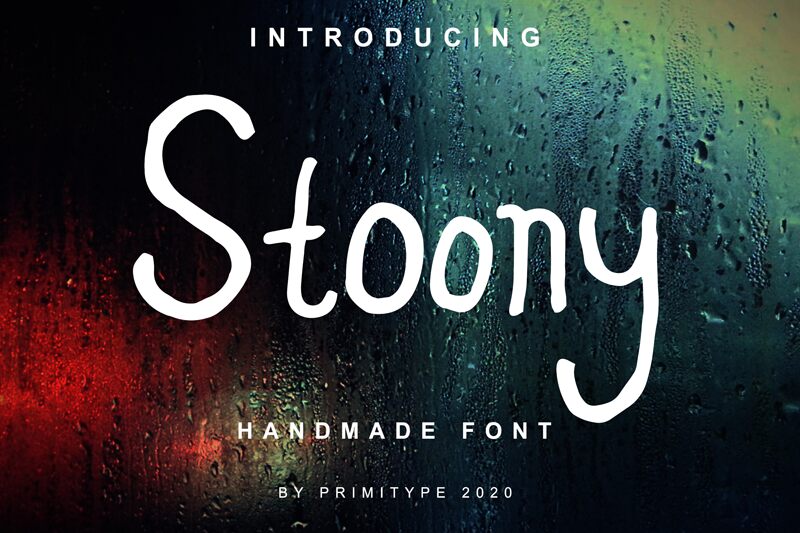 Stoony Schriftart