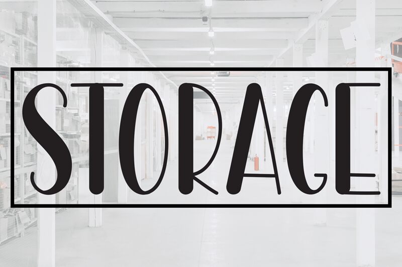Storage Druh písma