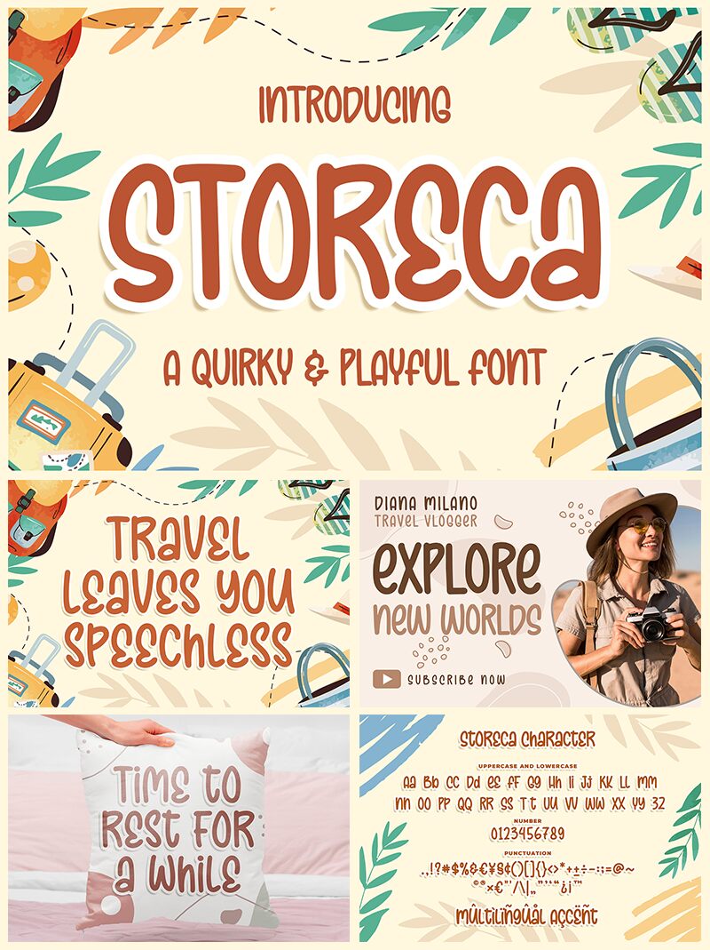 Storeca Schriftart