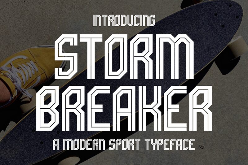 STORM BREAKER Czcionka