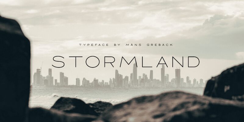 Stormland Schriftart
