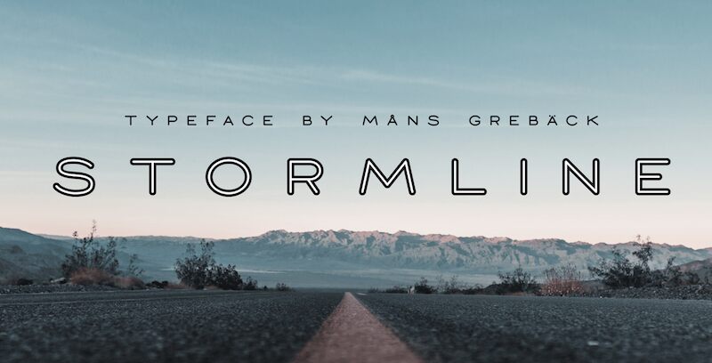 Stormline Schriftart