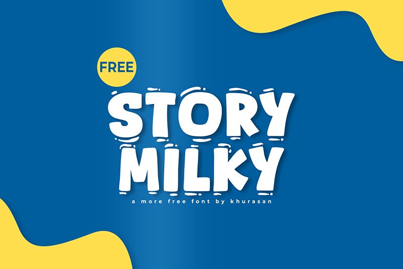 Story Milky الخط